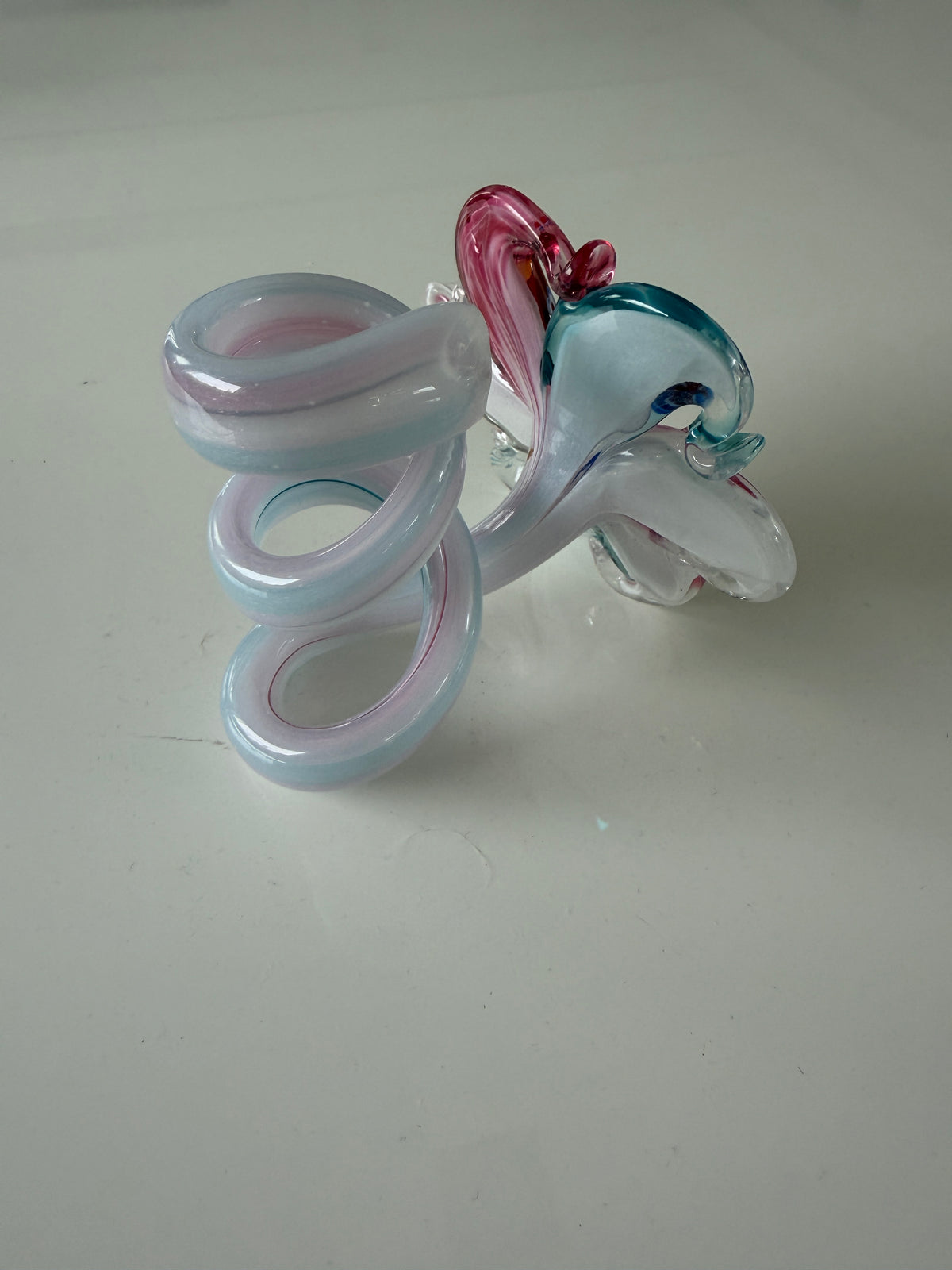 Portacandela Vintage in Vetro Artistico – Stile Murano