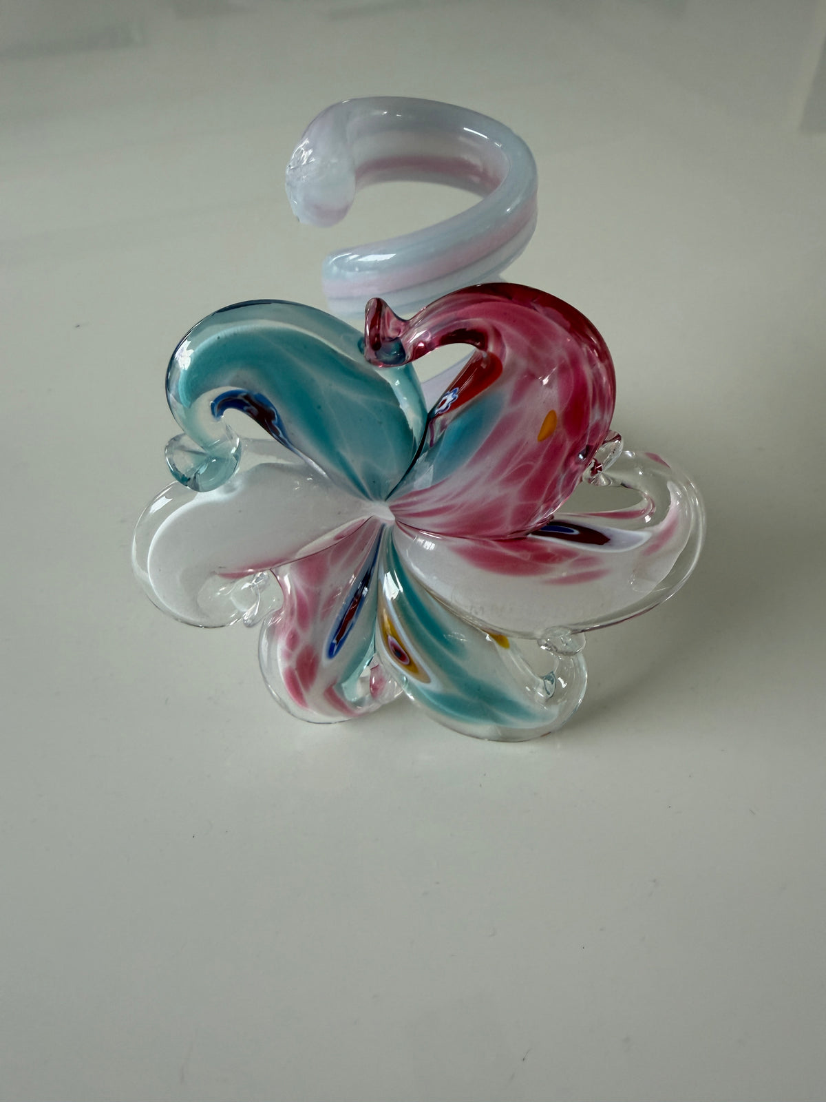 Portacandela Vintage in Vetro Artistico – Stile Murano