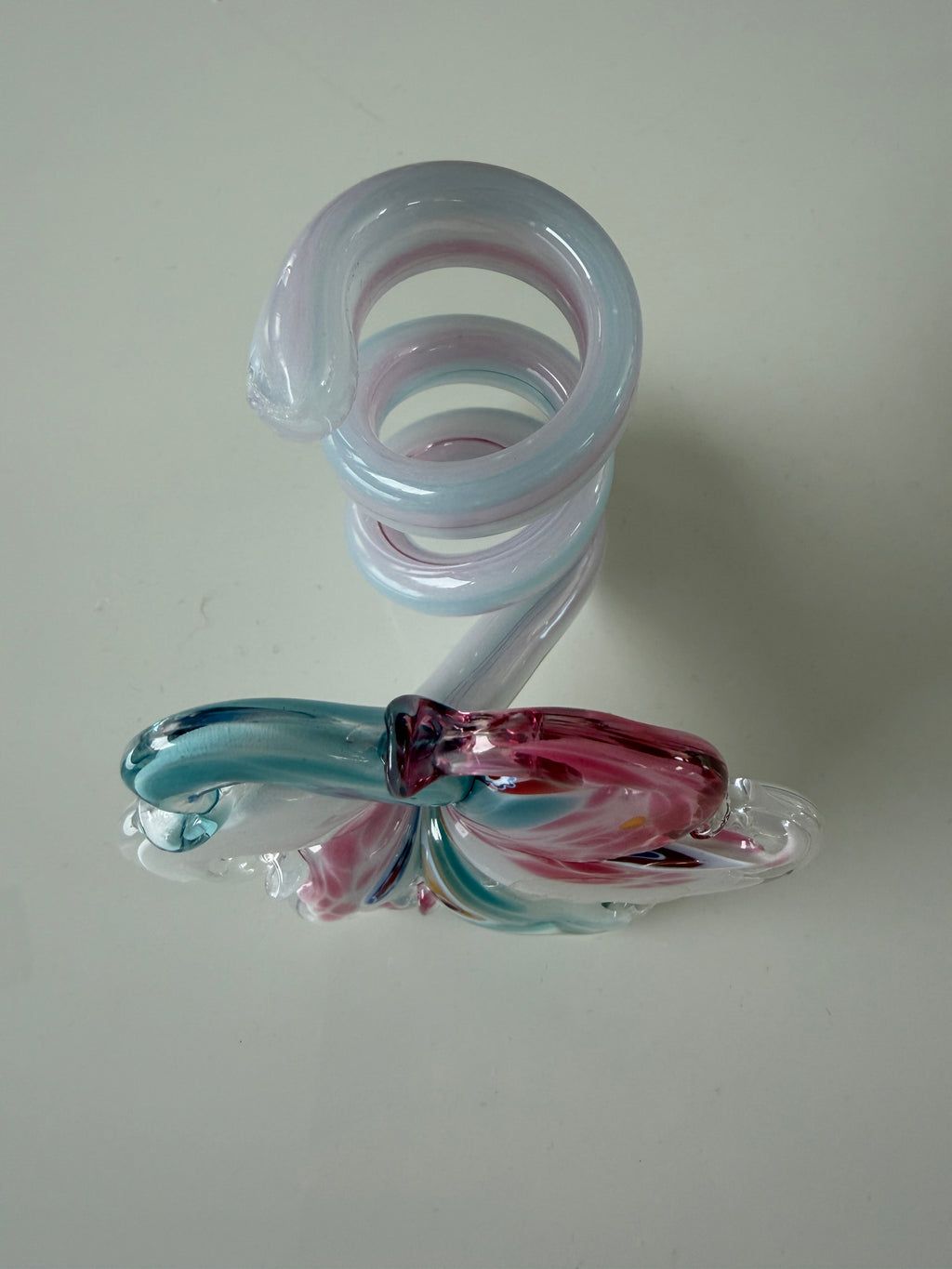 Portacandela Vintage in Vetro Artistico – Stile Murano
